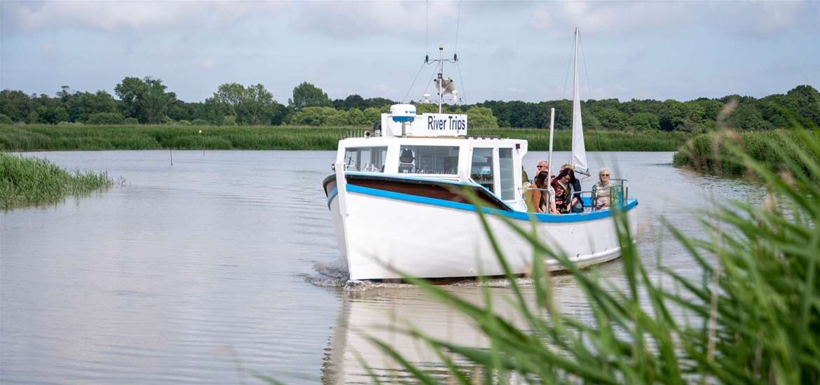 TTDA - Suffolk River Trips - Boat on river