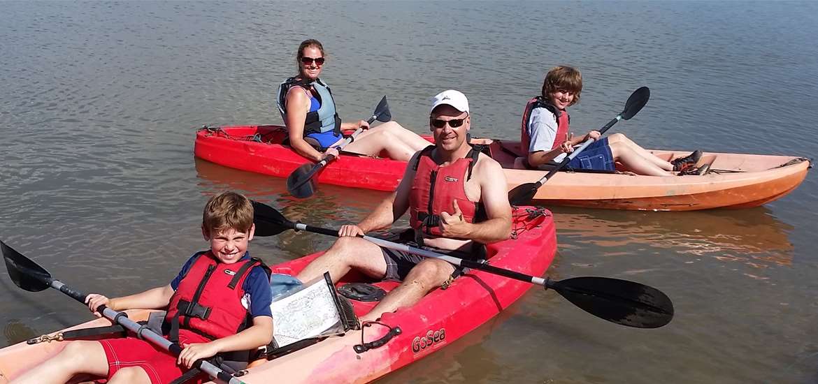Two-person sit-on-top kayak