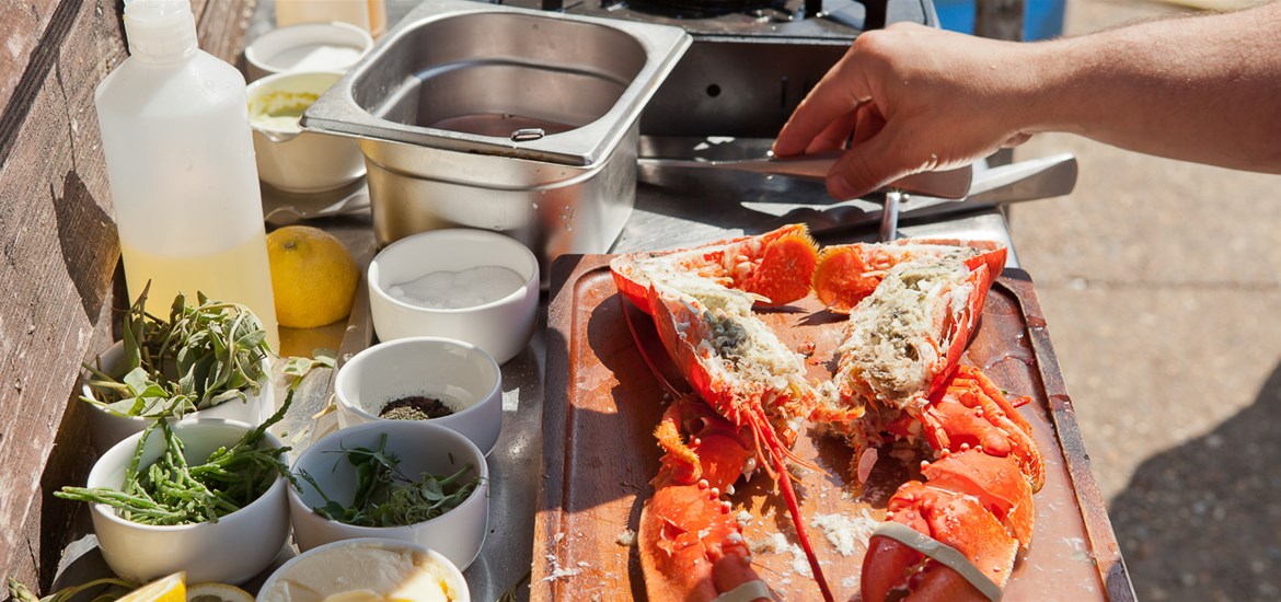 Cooking on Aldeburgh Beach
