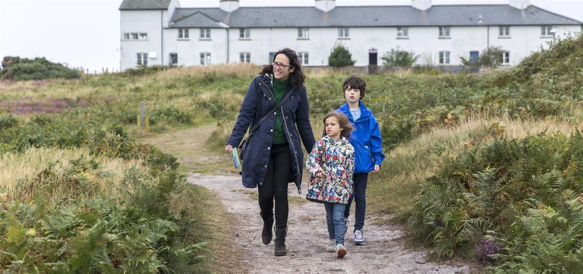 Enjoy a stroll through Dunwich's lovely heathland and take in views over the sea