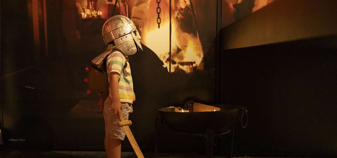 Family fun at Sutton Hoo