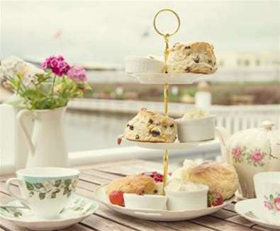 Cream Tea Island at Southwold Boating Lake and Tearoom