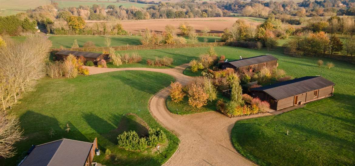 WTS - Fynn Valley Holidays - Lodges from the air