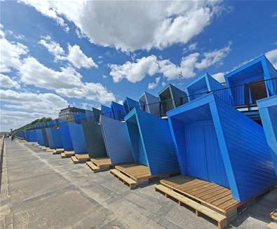 Eastern Edge Beach Huts at Lowestoft