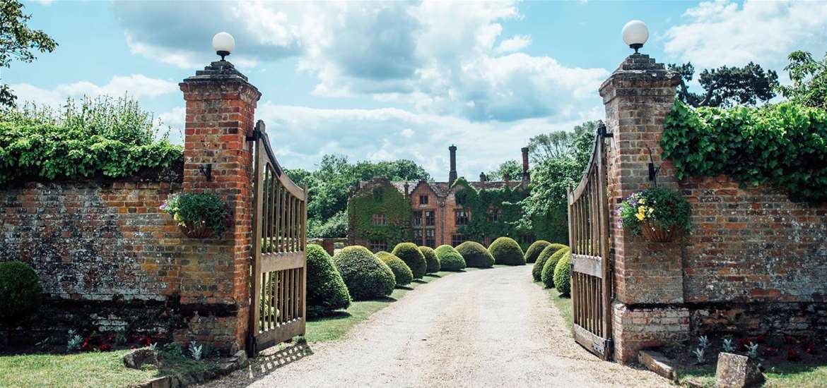 Seckford Hall Hotel - Exterior from gates