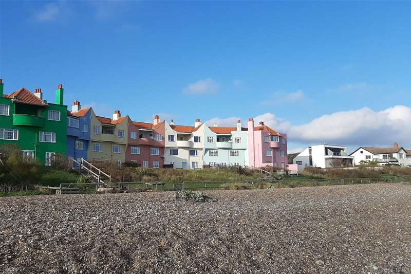 TTDA - Thorpeness Beach - houses at beach