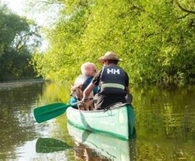 Twilight Canoe Tours Exploring..