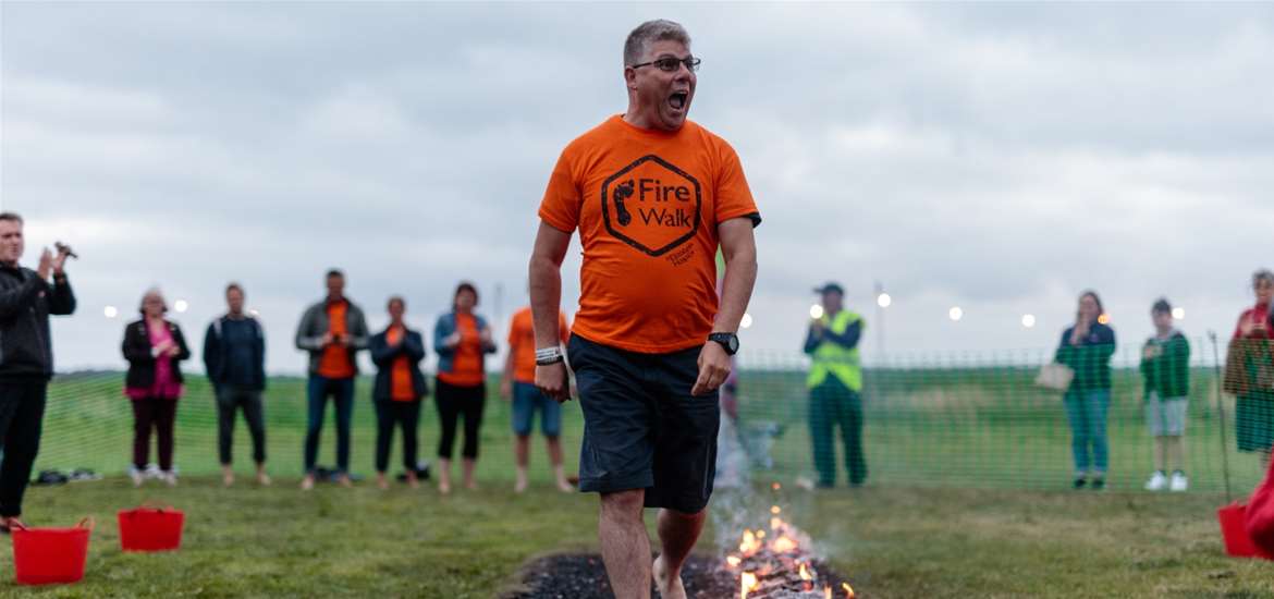 TTDA - St Elizabeth Hospice - Fire walk