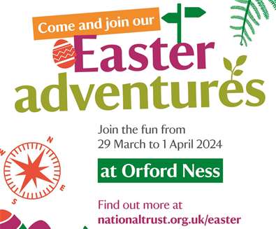 Easter Egg Hunt at Orford Ness