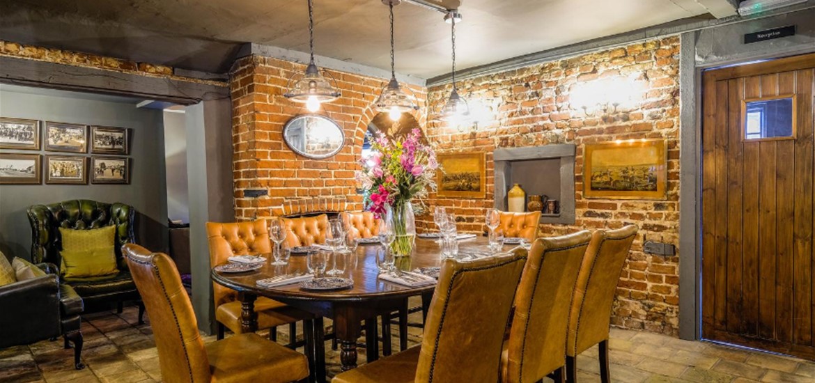 Private dining at The Westleton Crown