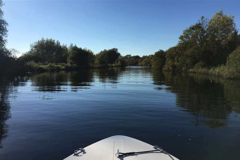 Towns & Villages - Waveney Valley - boat on broads