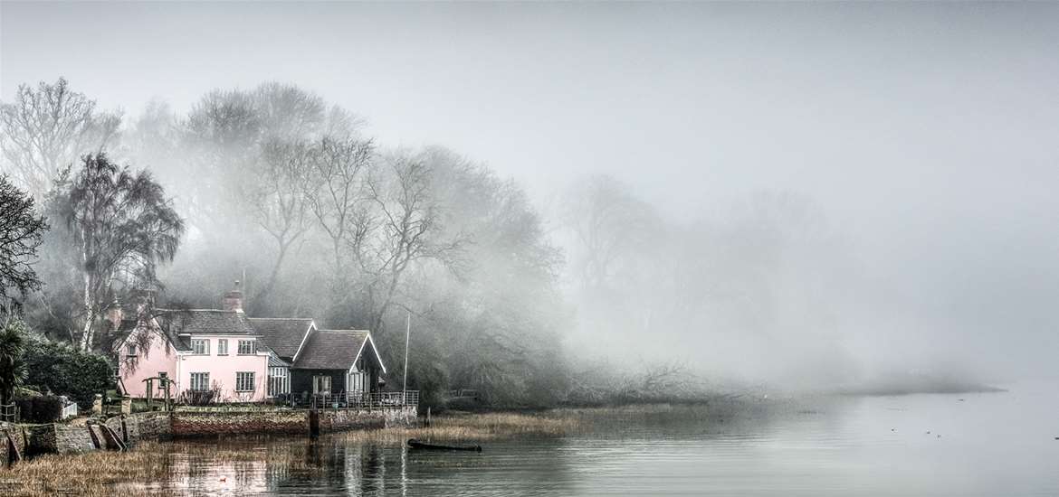 Pin Mill in the Mist - Anthony Cullen