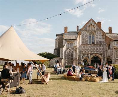 WED - Butley Priory - Wedding and tipi