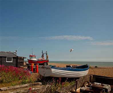 TTDA - Aldeburgh Beach - Boat on beach