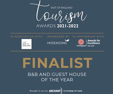 East of England Tourism Awards Finalist East of England Tourism Awards Finalist