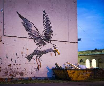 Banksy - gull and chips - (c) Adam Barnes