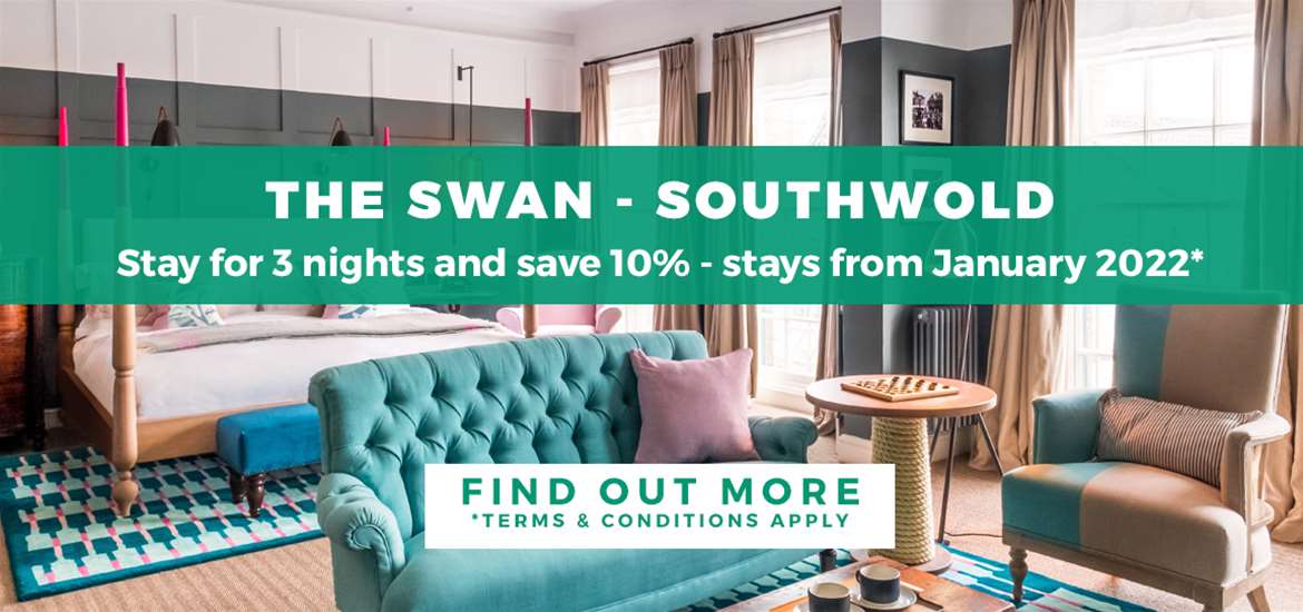 Banner Advertisement Adnams The Swan - offers - December 2021