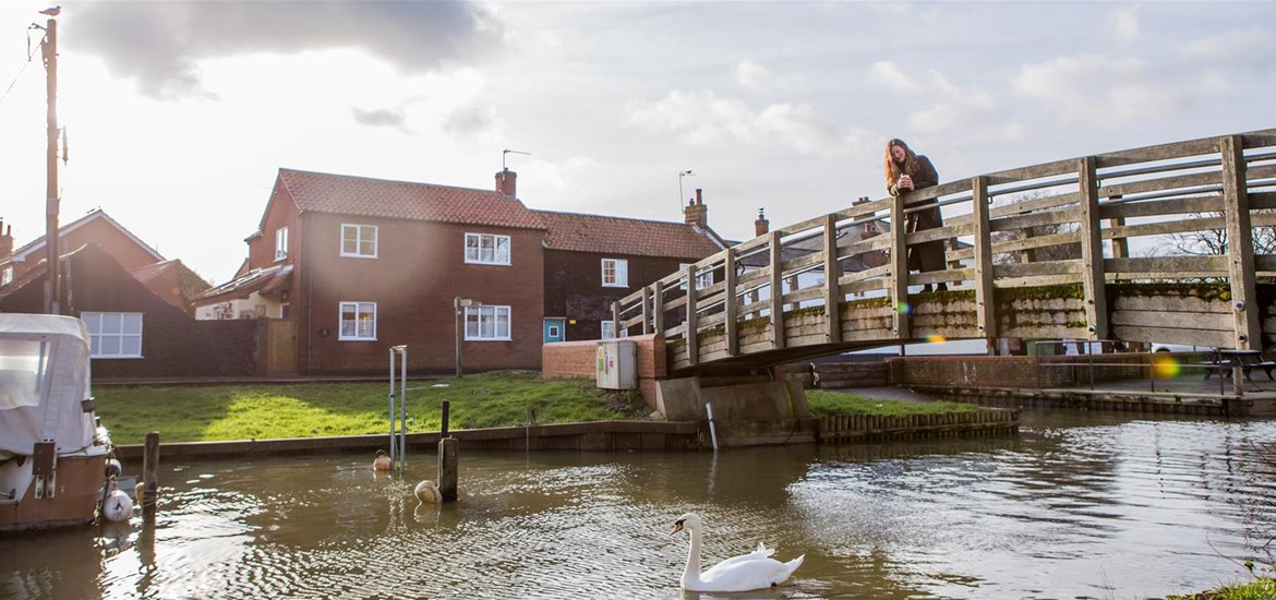 Beccles Quay in winter
