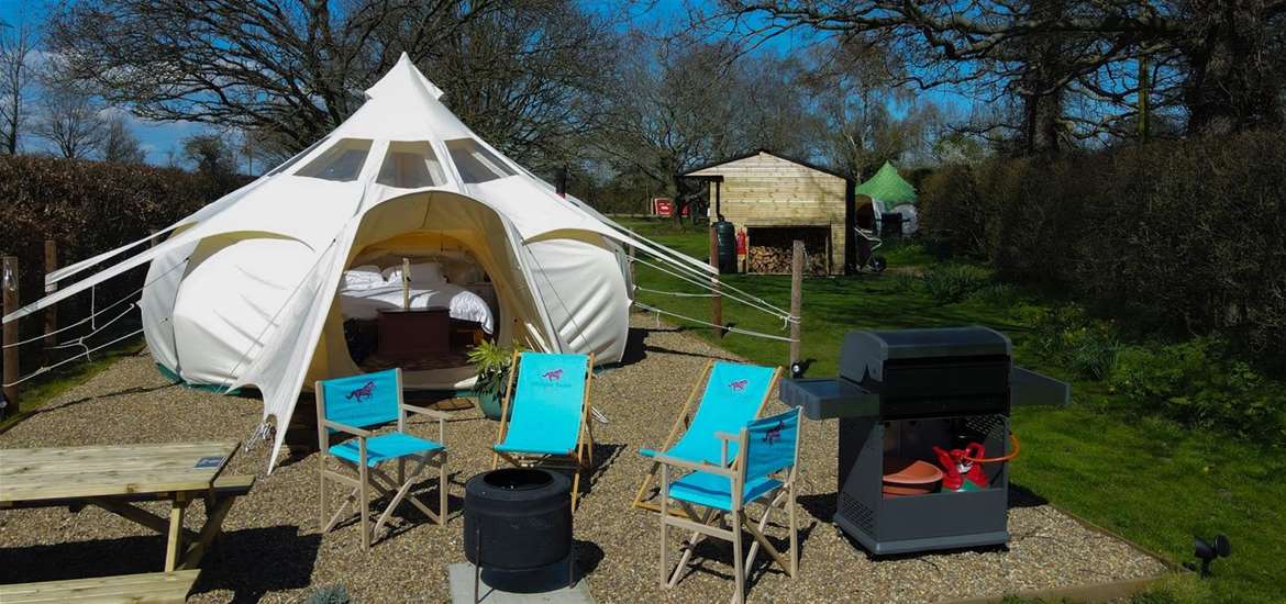 Win a luxury farm glamping break,  plus Escape Room Experience and Dinner!