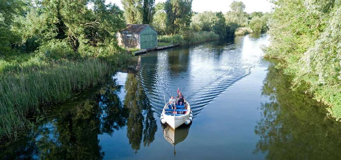 Big Dog Ferry on the River Waveney