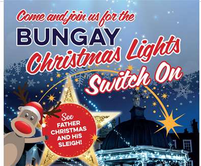 Bungay Christmas Lights Switch On