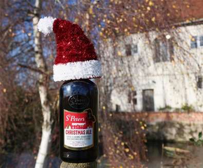 Christmas ale at St Peters Brewery Christmas ale at St Peters Brewery