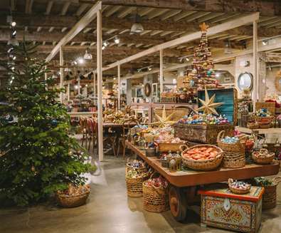 Christmas shopping at Snape Maltings