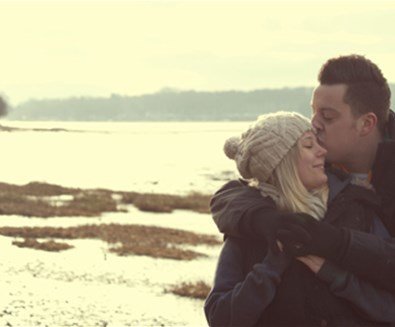 Couple on Nacton Shore - Photo Credit Emily Fae