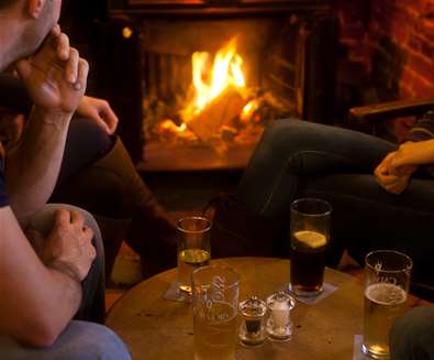 Places to sit by a roaring fire on The Suffolk Coast