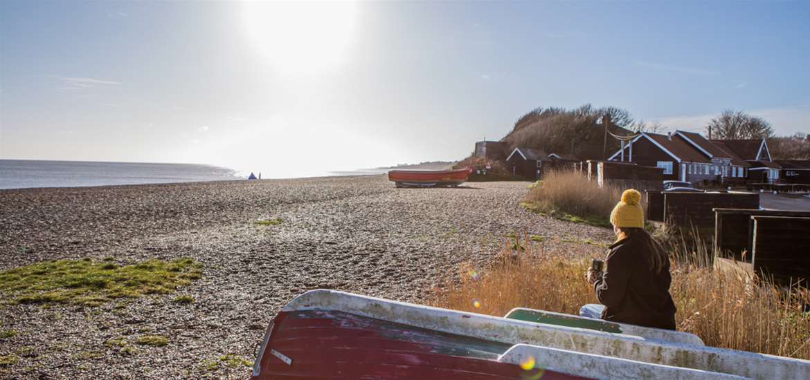 Winter beach walks  - Dunwich - The Suffolk Coast