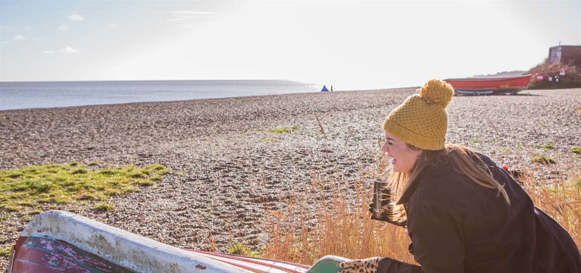 Dunwich - Girl on beach