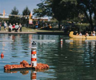 Kensington Gardens boating lake