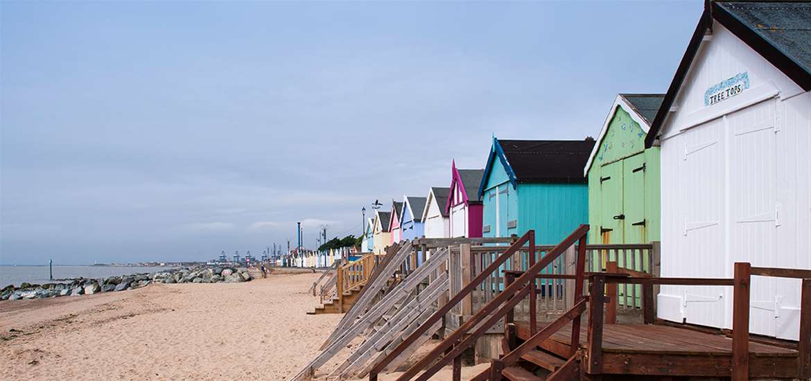 Felixstowe Beach Huts - (c) Gill Moon