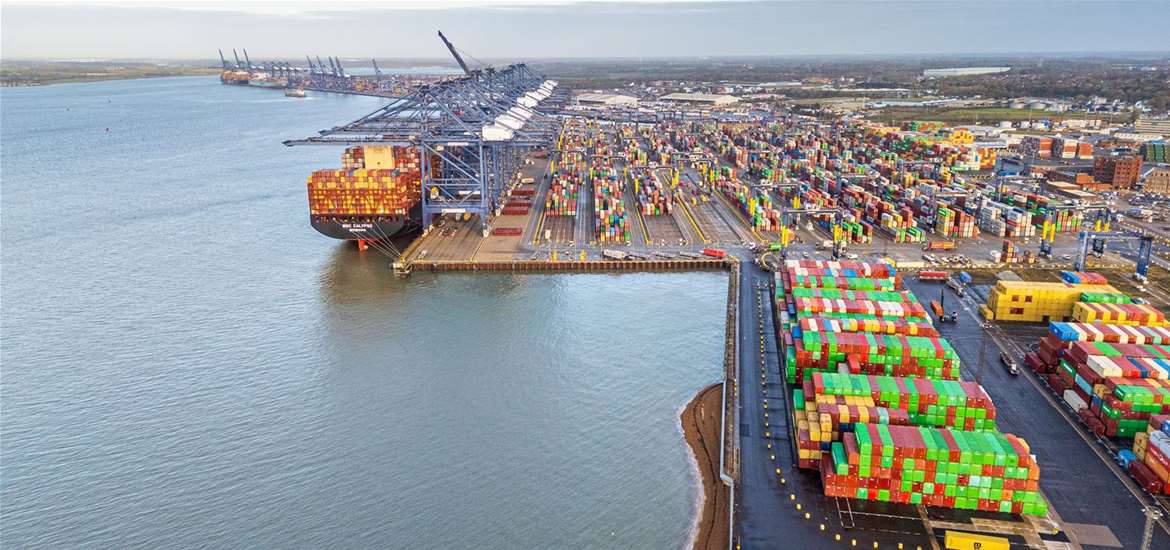 Port of Felixstowe by James Crisp
