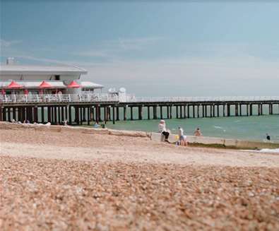 Felixstowe Pier and beach