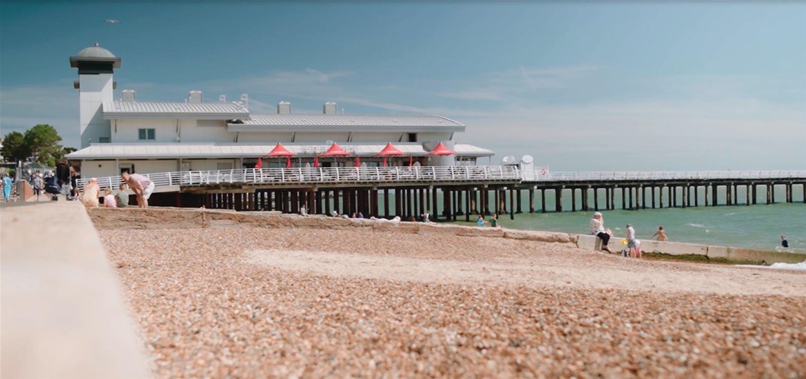Felixstowe Beach and Pier