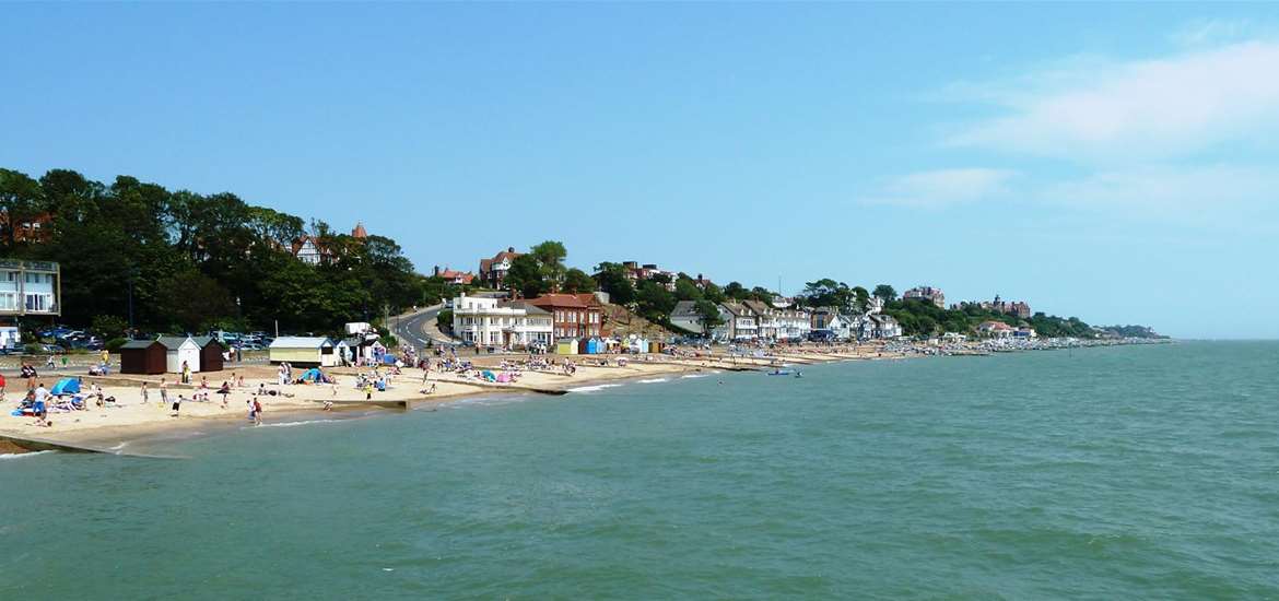 TTDA - Felixstowe Beach - View of beach