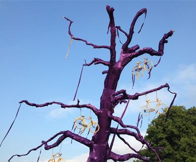 Purple Tree at FolkEast