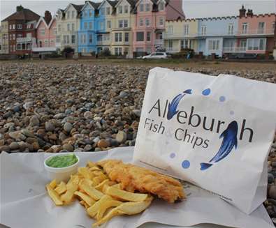 FD - Aldeburgh Fish & Chips - On beach