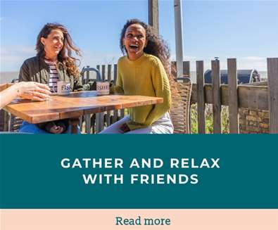 Gather and relax with friends