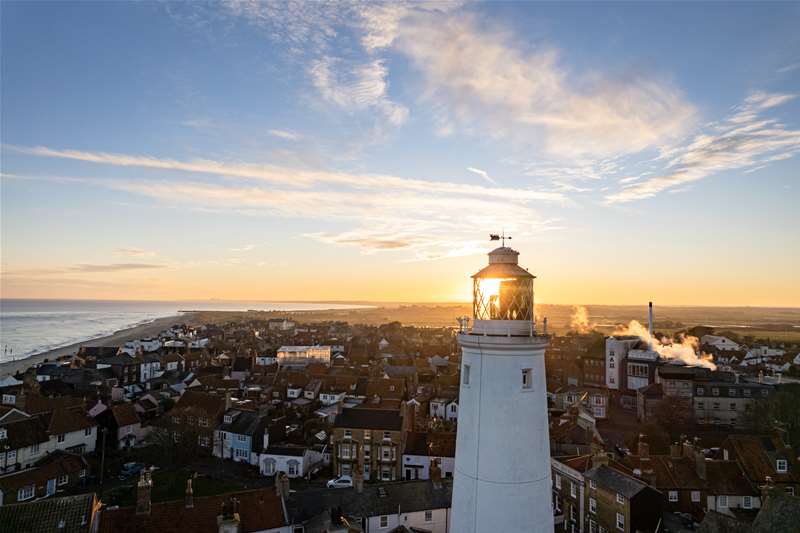 Southwold Lighthouse at Sunset
