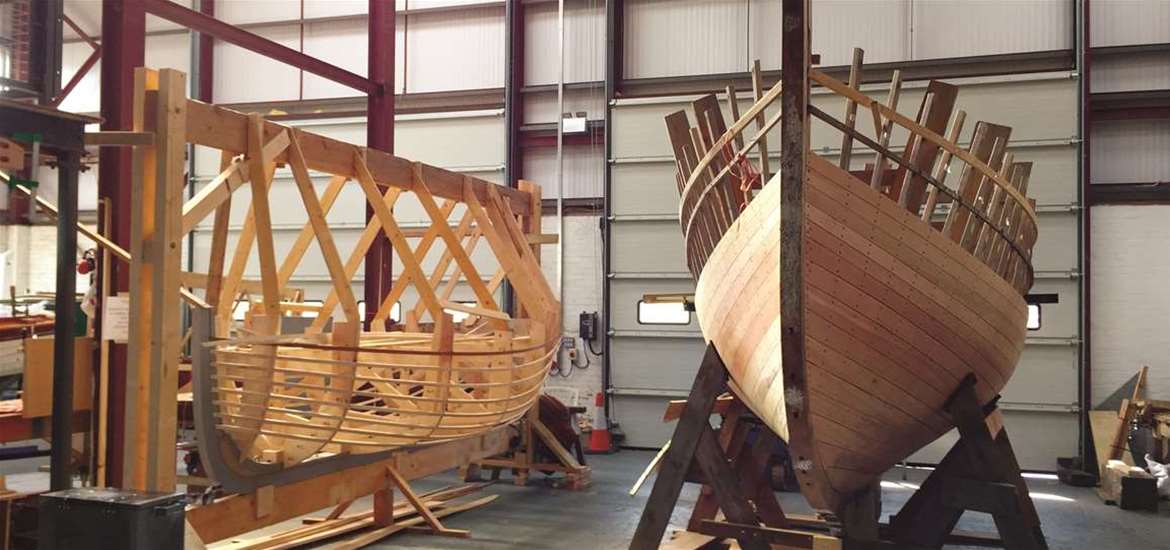 TTDA- International Boat Building College - Wooden boat