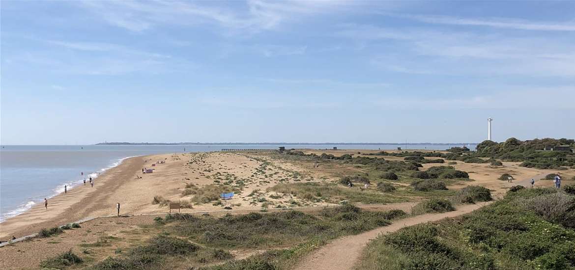 Landguard Nature Reserve - View from the sky