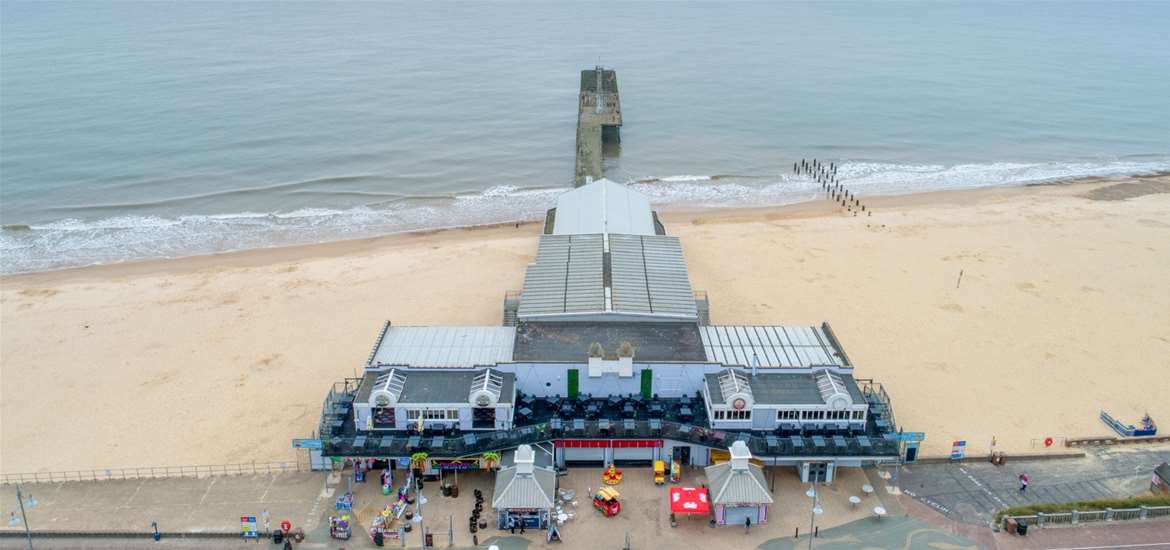 Claremont Pier - from above