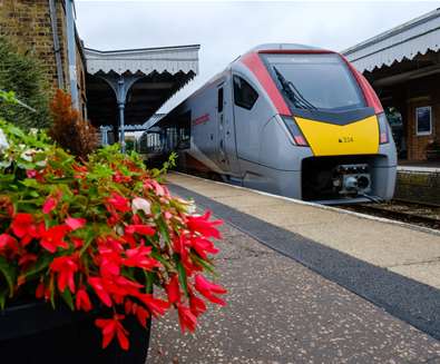 East Suffolk Line - Train at station