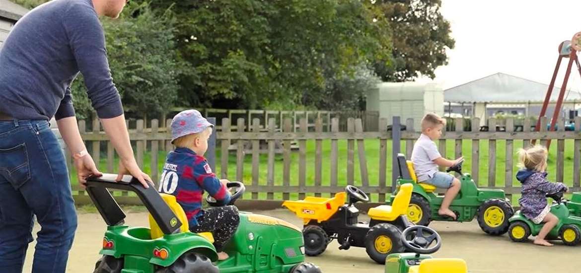 Maize Maze tractors