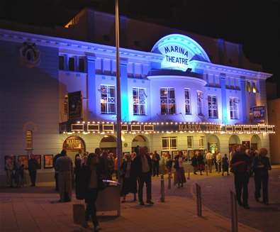 Marina Theatre - nightime exterior shot