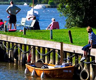 Oulton Broad - Sitting by the riverside - Nick Catling