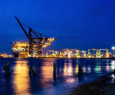Towns and Villages - Felixstowe port Towns and Villages - Felixstowe port