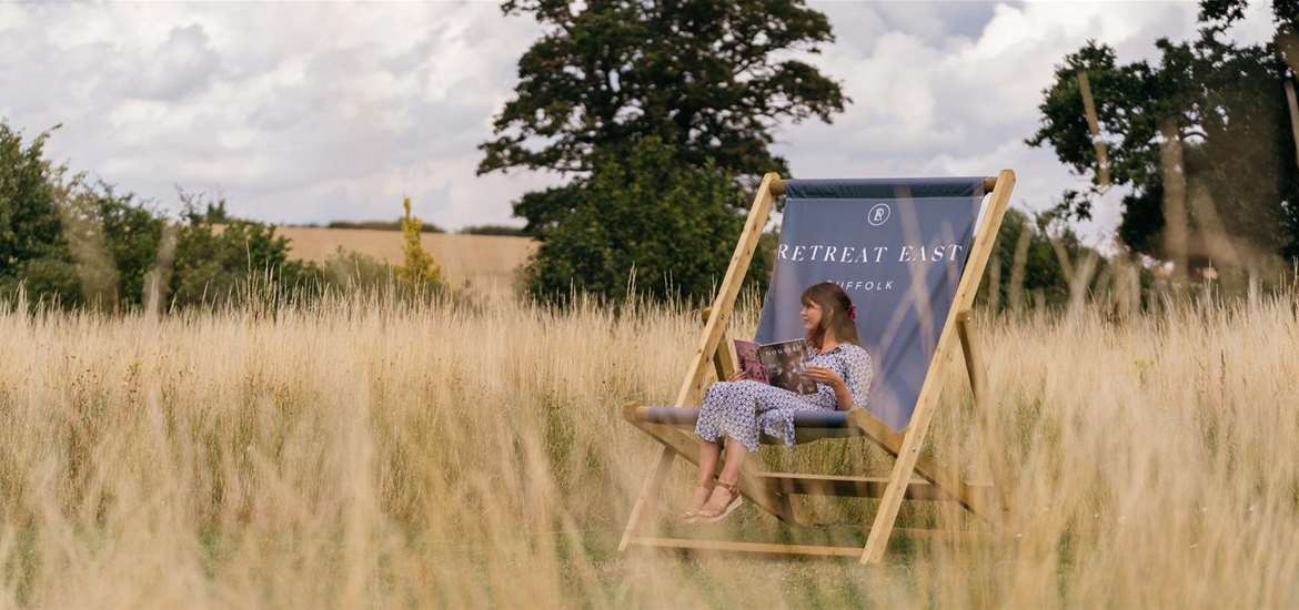 Retreat East - giant deckchair